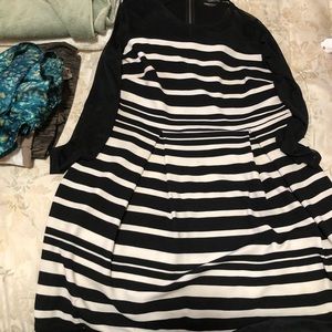 Black and white dress